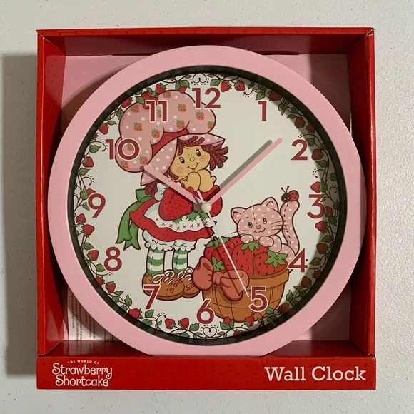 The World of Strawberry Shortcake Analog Wall Clock-New in Box - Picture 5 of 5
